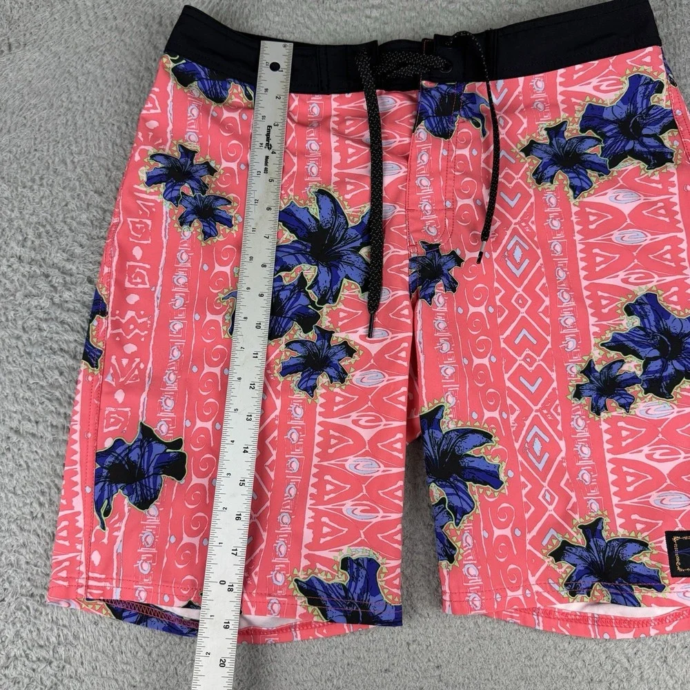 Rip Curl Mirage Ultimate stretch Board Shorts pink Men's 31 Swim Trunks Flower